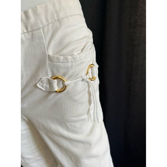 Gucci Women's Vintage Short Pant Elegant White Pockets XS - Picture 3 of 12